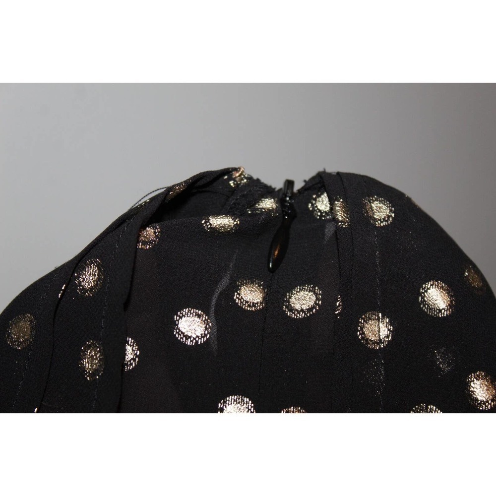 Yumi Kim Sparks Fly One Shoulder Top Hot Spot Gold Polka Dot Size Small H14647 - Picture 9 of 11